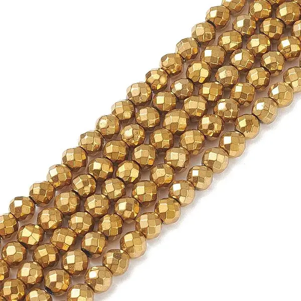 Non-Magnetic Synthetic Hematite Beads Strands