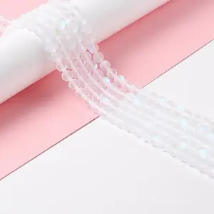 Synthetic Moonstone Beads Strands