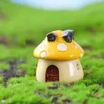Mini Resin Mushroom House Figurines