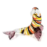 3D Sea Lion Handmade Lampwork Display Decoration