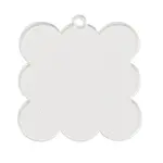 Transparent Acrylic Blank Pendants