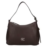 Dámská kožená kabelka Gianní Conti Vivien - tmavě hnědá