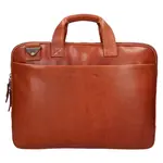 Pánská kožená taška na notebook The Chesterfield Brand Iseo - koňak