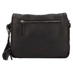 Dámska kožená crossbody kabelka Justified Hoben - čierna