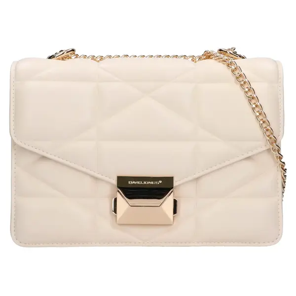 Dámska crossbody kabelka David Jones Montse - krémová