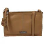 Dámska crossbody kožená kabelka Burkely Nelas - hnedá