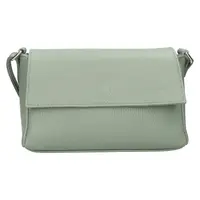 Dámska kožená crossbody kabelka Italia Darina - zelená
