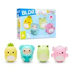 SQUISHMALLOWS stavebnice BLDR – Sada 4 postaviček
