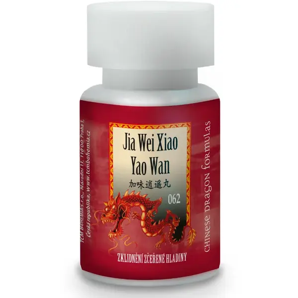 Upokojenie zčerenej hladiny - Jia wei xiao yao wan