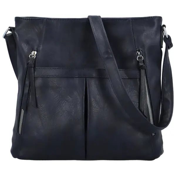 Trendy dámská crossbody kabelka Linus, tmavě modrá