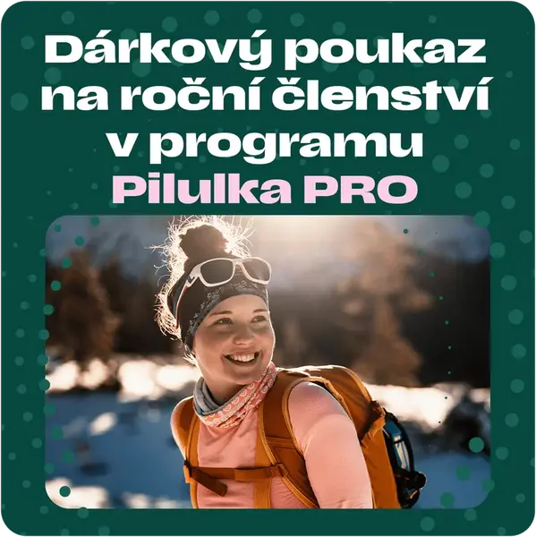 PILULKA PRO na rok jako dárek – poukaz fyzicky