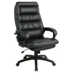 MID.YOU KANCELÁŘSKÉ KŘESLO, vzhled kůže, černá