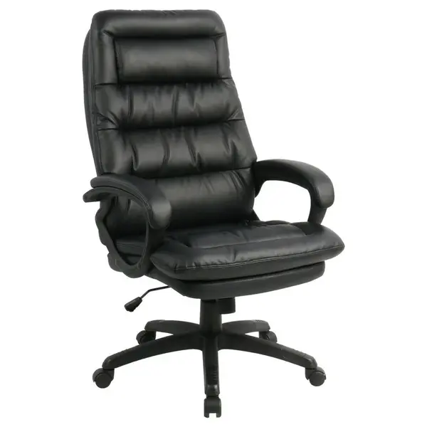 MID.YOU KANCELÁŘSKÉ KŘESLO, vzhled kůže, černá