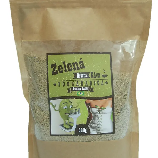 NAJTELO Drcená zelená káva 100% arabica 500 g