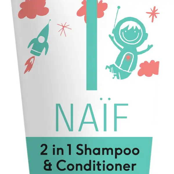 NAÏF Dětský šampon a kondicionér 2v1 pro snadné rozčesávání 200 ml