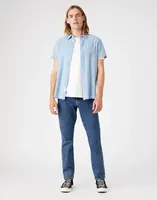 Pánské rifle WRANGLER W12S33010 TEXAS SLIM STONEWASH Velikost: 40/34