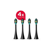 CONCEPT ZK0071 Náhradní hlavice k zubním kartáčkům černé 4 kusy