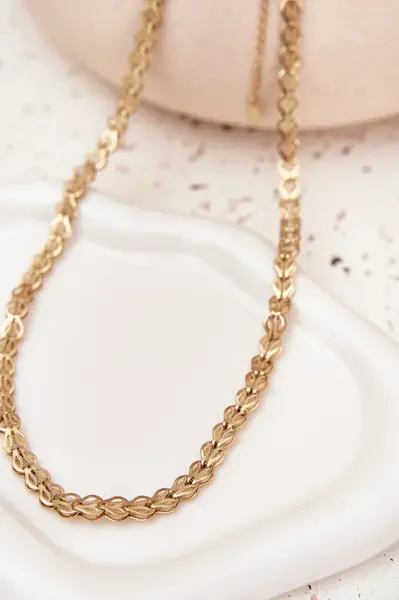 Zlatý náhrdelník z chirurgické oceli Boto