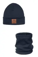 Dětský set čepice a nákrčník SMILE