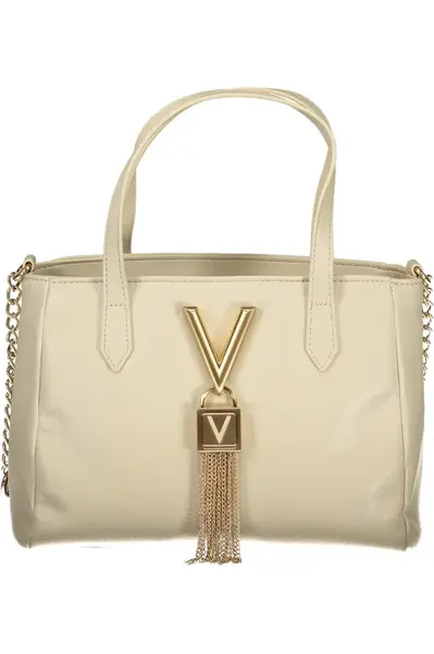 Elegantní krémová kabelka s řetízkem