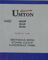 Měditisková barva Umton 130ml – modř