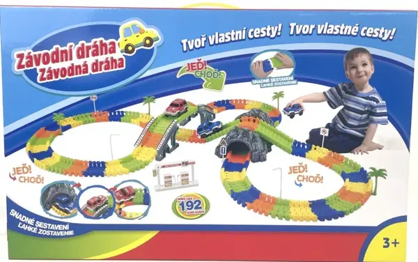 Variabilní dráha 192 dílů s tunelem