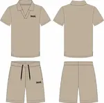 Lonsdale pánska polokošeľa a šortky