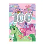 JIRI MODELS 100 metalických samolepek s omalovánkovými listy Jednorožci 1 ks