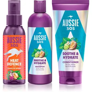 Aussie SOS Sooth & Hydrate intenzivní hydratační sada na vlasy