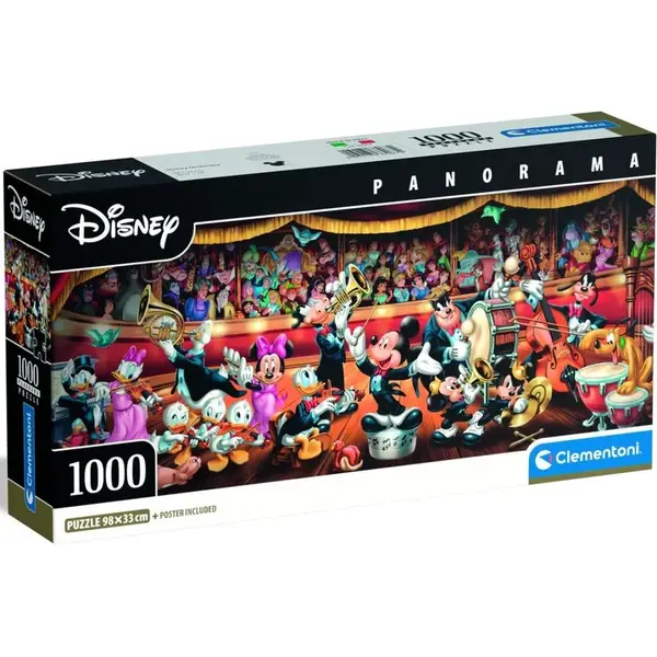 Clementoni puzzle 1000 Panorama Disney Orchester