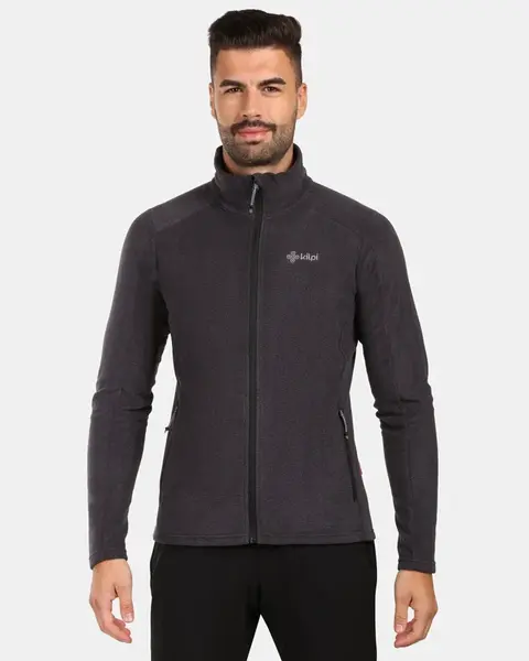 Pánská fleecová mikina kilpi glamer-m černá 4xl