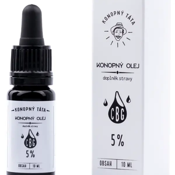 KONOPNÝ TÁTA CBG Konopný olej 5% 10 ml