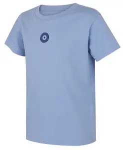 Husky Tee Doggo K 152, light blue Dětské bavlněné triko