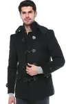 PLT8379 DEWBERRY MEN'S COAT-BLACK-1