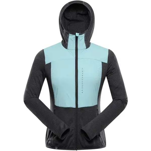 ALPINE PRO ZOLLA Dámská ultralehká mikina, černá, velikost