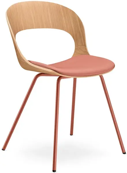 LD SEATING Konferenční židle LOTUS, LT-02-H-2N13, červená cihlová podnož