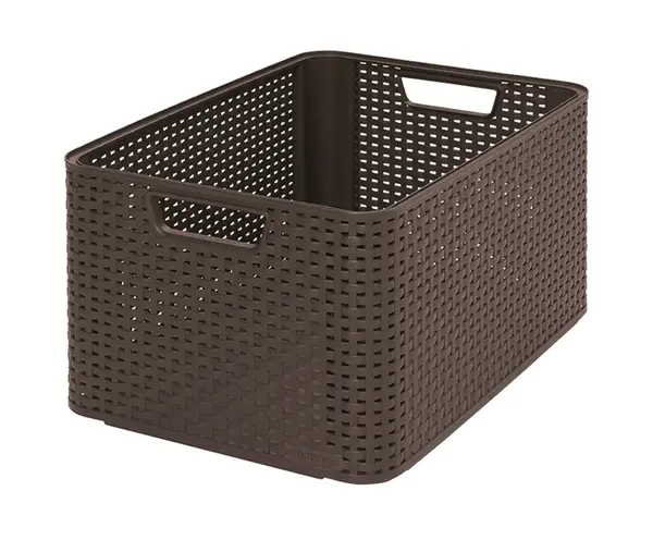 Curver Úložný box Rattan Style2 S 1 ks hnědý