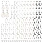 100Pcs 10 Styles PC Plastic Earring Hooks