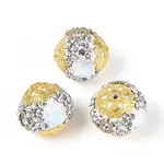 Handmade Polymer Clay Rhinestone Indonesia Beads
