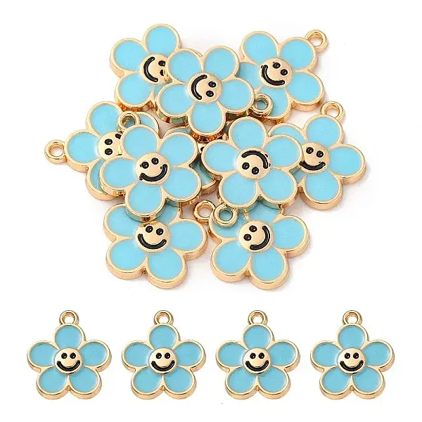 Alloy Enamel Pendants