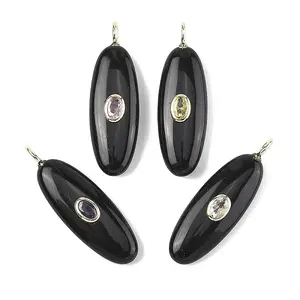 Natural Obsidian Pendants