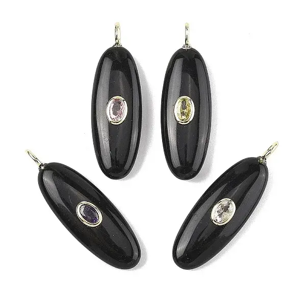 Natural Obsidian Pendants