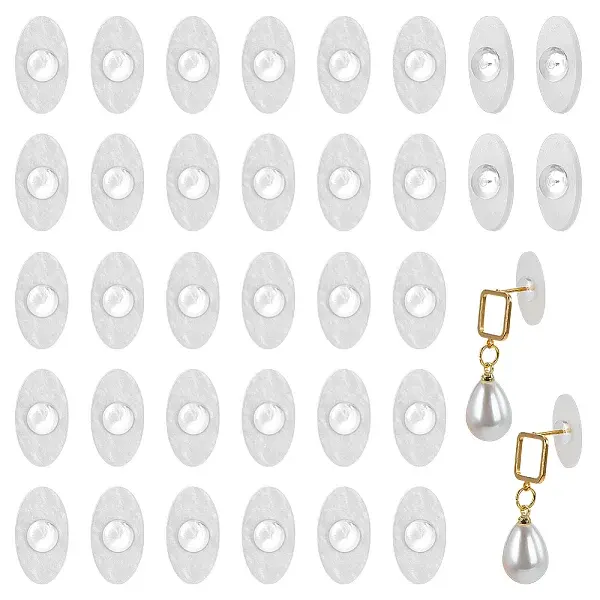 36Pcs Acrylic Ear Nut for Women