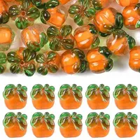 36Pcs Autumn Theme Handmade Lampwork Beads