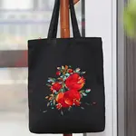 DIY Pomegranate Pattern Tote Bag Embroidery Kit