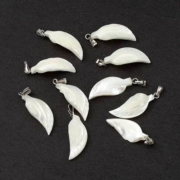 Natural Trochid Shell/Trochus Shell Pendants