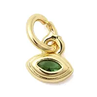 Brass Cubic Zirconia Charms