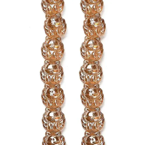 Electroplate Glass Bead Strands