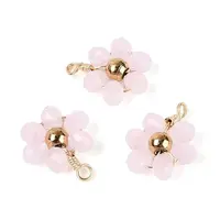 Glass with 304 Stainless Steel Pendants