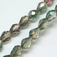 Electroplate Glass Bead Strands